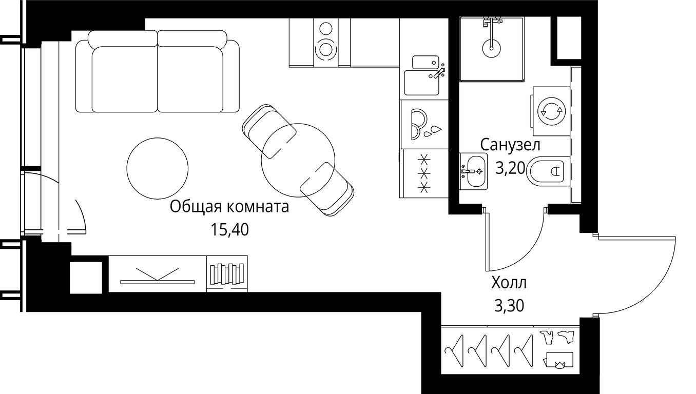 Apartment Sale, 21.9 sq. m. at VEER, Vereyskaya Street, Moscow, Russia #1 Apartment Sale, 21.9 sq. m. at VEER, Vereyskaya Street, Moscow, Russia #1