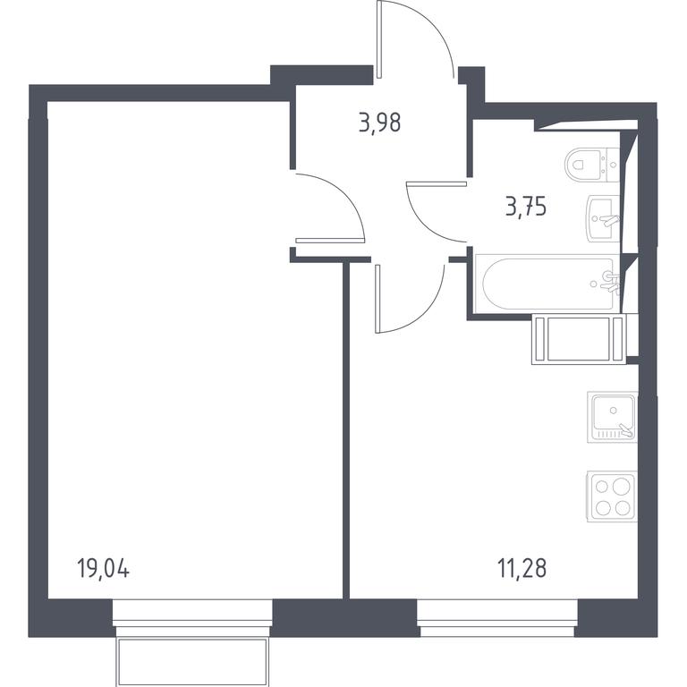 Apartment Sale, 38.3平方米 at Bolshoe Putilkovo, Prostornaya ulitsa, 1, Putilkovo Village, Krasnogorsk City District, Moscow Region, Russia #1 Apartment Sale, 38.3平方米 at Bolshoe Putilkovo, Prostornaya ulitsa, 1, Putilkovo Village, Krasnogorsk City District, Moscow Region, Russia #1