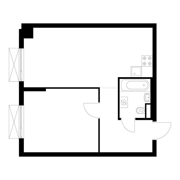 1-BD Apartment Sale, 46.6 sq. m. at Salarevo Park, Salaryevskaya Street, 8к1, Moskovskiy Settlement, Moscow, Russia #1 1-BD Apartment Sale, 46.6 sq. m. at Salarevo Park, Salaryevskaya Street, 8к1, Moskovskiy Settlement, Moscow, Russia #1