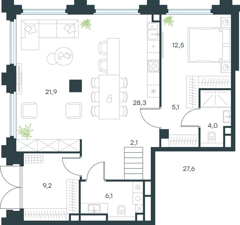4-BD Apartment Sale, 191.7平方米 at Level Baumanskaya, Bolshaya Pochtovaya Street, 18, Moscow, Russia #1 4-BD Apartment Sale, 191.7平方米 at Level Baumanskaya, Bolshaya Pochtovaya Street, 18, Moscow, Russia #1