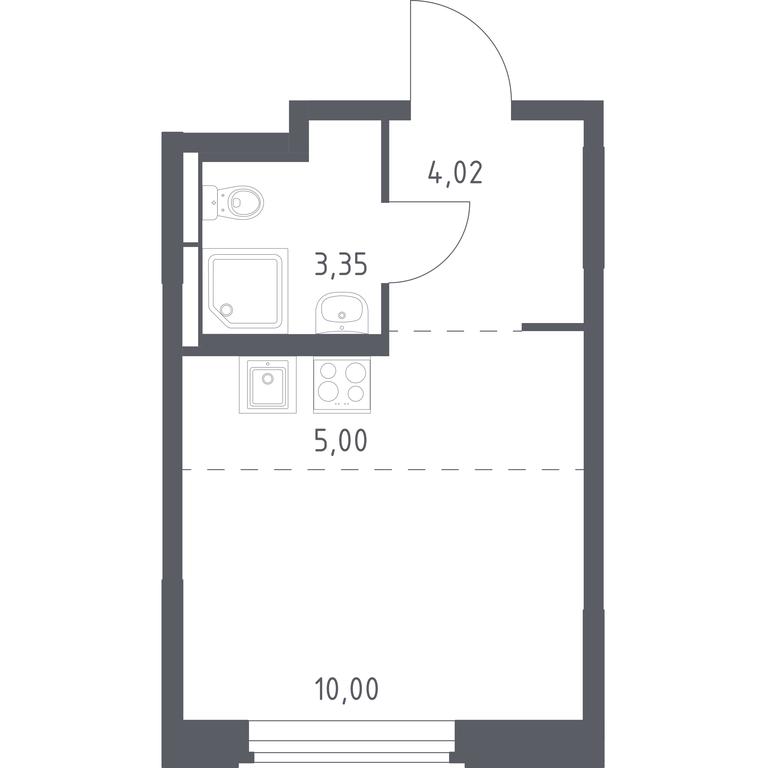 Apartment Sale, 22.37 sq. m. at Kosmicheskiy kvartal, M.K. Tikhonravova Street, Yubileyniy Microdistrict, Korolyov, Moscow Region, Russia #1 Apartment Sale, 22.37 sq. m. at Kosmicheskiy kvartal, M.K. Tikhonravova Street, Yubileyniy Microdistrict, Korolyov, Moscow Region, Russia #1