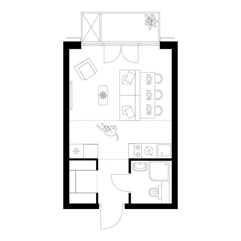Apartment Sale, 25.1平方米 at Irtyshskiy Kvartal, 2nd Irtyshsky Drive, Moscow, Russia #1 Apartment Sale, 25.1平方米 at Irtyshskiy Kvartal, 2nd Irtyshsky Drive, Moscow, Russia #1
