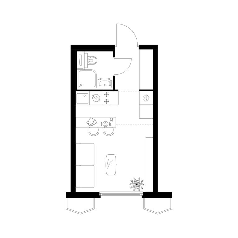 Apartment Sale, 20.1 sq. m. at Businovskiy Park, Izhorskaya Street, 6с5, Moscow, Russia #1 Apartment Sale, 20.1 sq. m. at Businovskiy Park, Izhorskaya Street, 6с5, Moscow, Russia #1