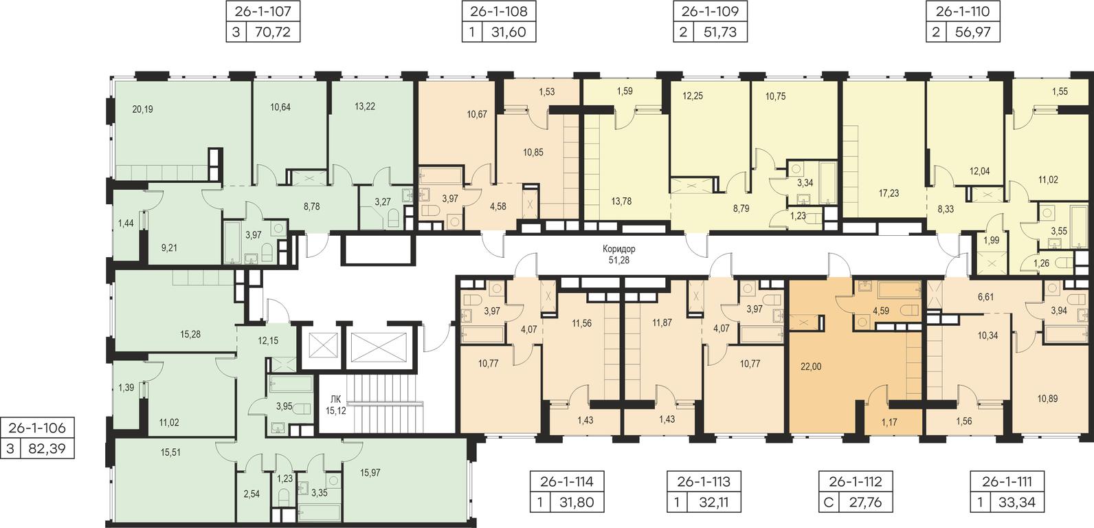 2-BD Apartment Sale, 82.4 sq. m. at Gorod V lesu, Gorod V Lesu Residential Complex, Village of Otradnoye, Krasnogorsk Urban District, Moscow Region, Russia #1 2-BD Apartment Sale, 82.4 sq. m. at Gorod V lesu, Gorod V Lesu Residential Complex, Village of Otradnoye, Krasnogorsk Urban District, Moscow Region, Russia #1