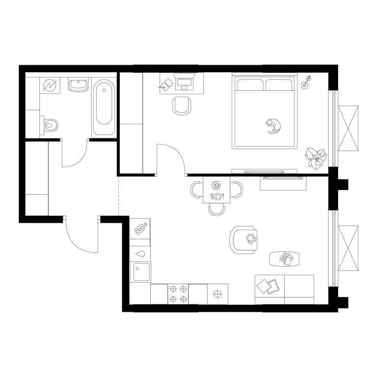 1-BD Apartment Sale, 44.1 sq. m. at Zelionyi Park, 687-y proyezd, 15с2, Zelenograd, Moscow, Russia #1 1-BD Apartment Sale, 44.1 sq. m. at Zelionyi Park, 687-y proyezd, 15с2, Zelenograd, Moscow, Russia #1