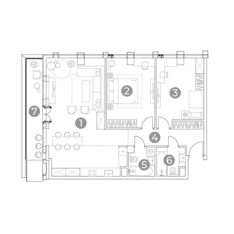 2-BD Apartment Sale, 97.8平方米 at Emotion, 2nd Silikatny Drive, 8, Moscow, Russia #1 2-BD Apartment Sale, 97.8平方米 at Emotion, 2nd Silikatny Drive, 8, Moscow, Russia #1