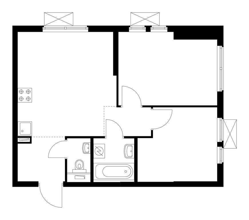 Продажа 2-комн. квартиры, 47,4 м² в ЖК «Перовское 2», Перовское шоссе, 4с2, Москва, Россия #1 Продажа 2-комн. квартиры, 47,4 м² в ЖК «Перовское 2», Перовское шоссе, 4с2, Москва, Россия #1