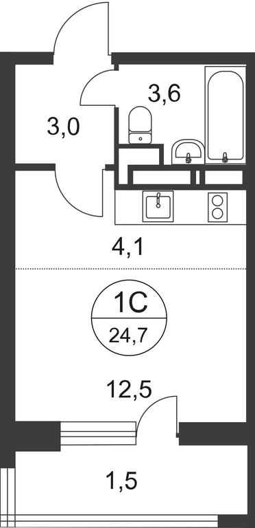 Apartment Sale, 23 sq. m. at Novograd Pavlino, Kosinskoye shosse, 2, Novoye Pavlino Microdistrict, Balashikha, Moscow Region, Russia #2 Apartment Sale, 23 sq. m. at Novograd Pavlino, Kosinskoye shosse, 2, Novoye Pavlino Microdistrict, Balashikha, Moscow Region, Russia #2