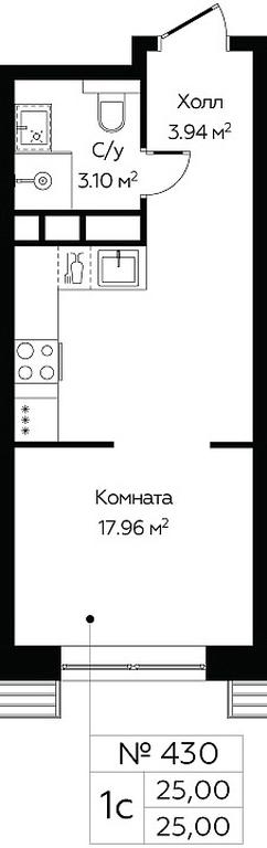 Apartment Sale, 25平方米 at MirrorZdanie, Oktyabrskaya Street, 98, Moscow, Russia #1 Apartment Sale, 25平方米 at MirrorZdanie, Oktyabrskaya Street, 98, Moscow, Russia #1