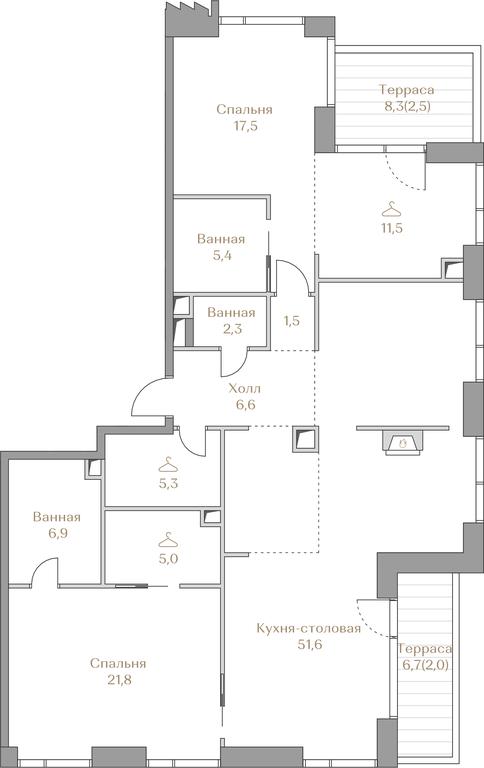 2-BD Apartment Sale, 139.1 sq. m. at Luzhniki Collection, Luzhnetskaya Embankment, 2/4с17, Moscow, Russia #1 2-BD Apartment Sale, 139.1 sq. m. at Luzhniki Collection, Luzhnetskaya Embankment, 2/4с17, Moscow, Russia #1