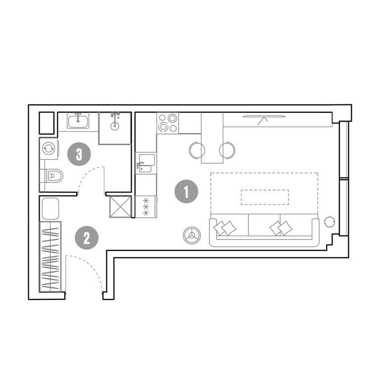 Apartment Sale, 32.4平方米 at Mirapolis, Mira Avenue, 222Ас9, Moscow, Russia #2 Apartment Sale, 32.4平方米 at Mirapolis, Mira Avenue, 222Ас9, Moscow, Russia #2