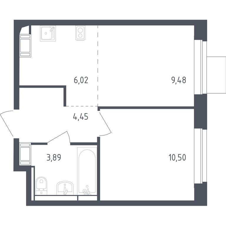 Apartment Sale, 33.9平方米 at Piatnitskie Luga, Pyatnitskoye Highway, 2, derevnya Yurlovo, Solnechnogorsk City District, Moscow Region, Russia #1 Apartment Sale, 33.9平方米 at Piatnitskie Luga, Pyatnitskoye Highway, 2, derevnya Yurlovo, Solnechnogorsk City District, Moscow Region, Russia #1