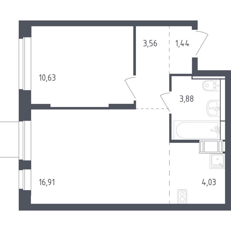Apartment Sale, 39.9平方米 at Piatnitskie Luga, Pyatnitskoye Highway, 2, derevnya Yurlovo, Solnechnogorsk City District, Moscow Region, Russia #1 Apartment Sale, 39.9平方米 at Piatnitskie Luga, Pyatnitskoye Highway, 2, derevnya Yurlovo, Solnechnogorsk City District, Moscow Region, Russia #1