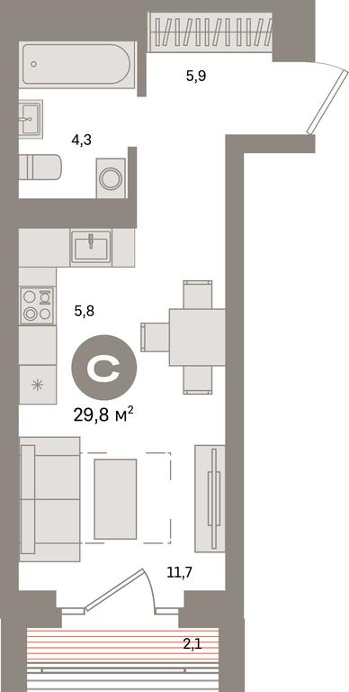 Apartment Sale, 29.8 sq. m. at Kvartal Metronom, Tagilskaya Street, Moscow, Russia #1 Apartment Sale, 29.8 sq. m. at Kvartal Metronom, Tagilskaya Street, Moscow, Russia #1