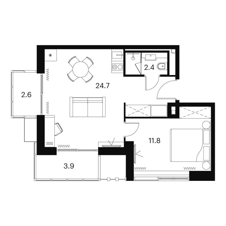 Apartment Sale, 45.4 sq. m. at Akvilon Signal (Akvilon Signal), Signalny Drive, 12, Moscow, Russia #1 Apartment Sale, 45.4 sq. m. at Akvilon Signal (Akvilon Signal), Signalny Drive, 12, Moscow, Russia #1