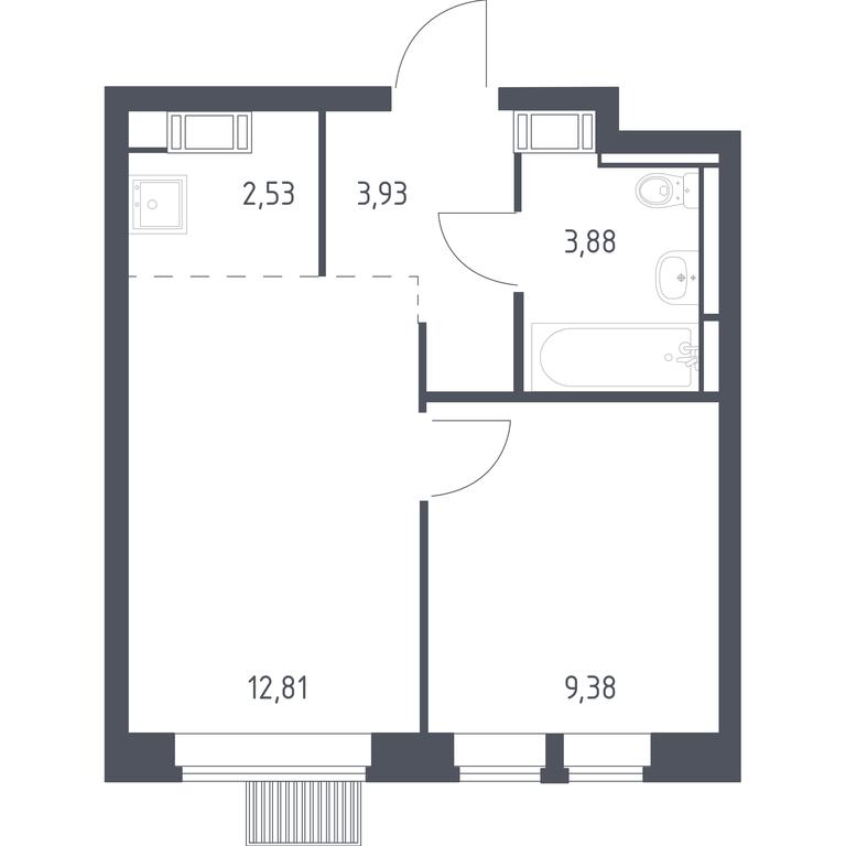 Apartment Sale, 32.53 sq. m. at Bolshoe Putilkovo, Prostornaya ulitsa, 1, Putilkovo Village, Krasnogorsk City District, Moscow Region, Russia #1