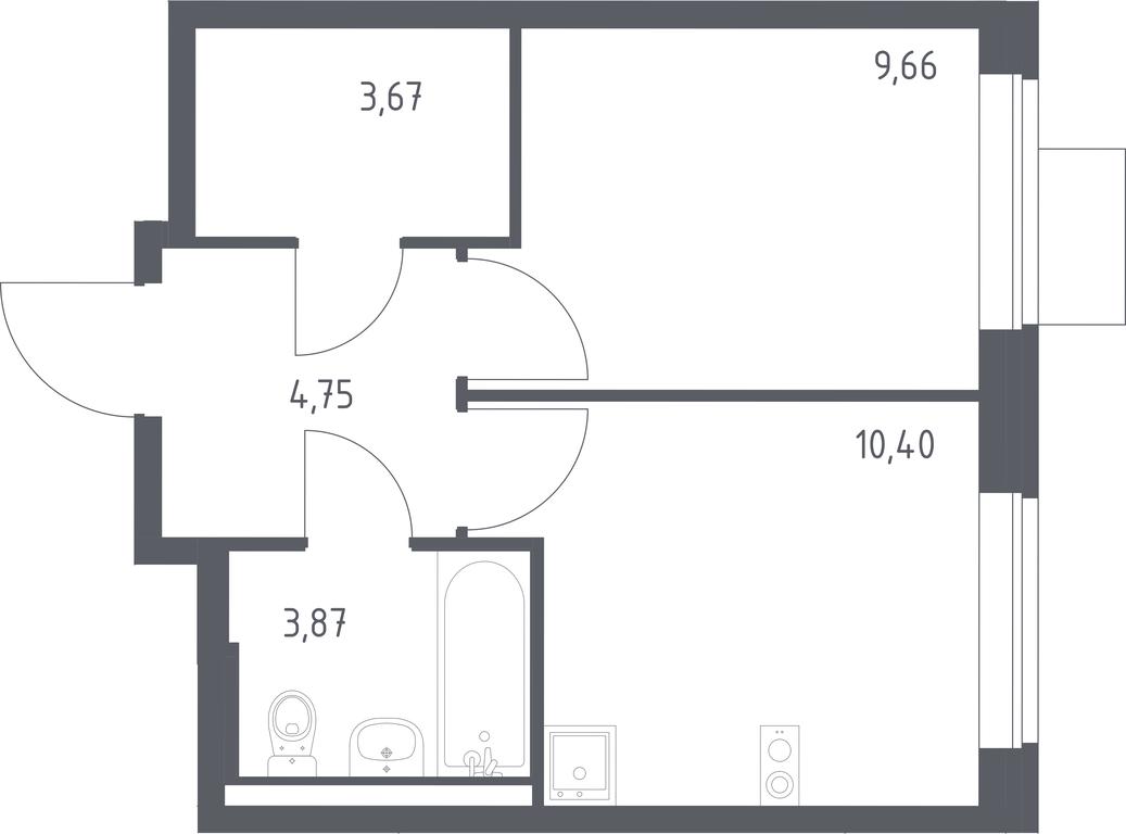 Apartment Sale, 32.35平方米 at Podolskie Kvartaly, zhiloy kompleks Podolskiye Kvartaly, Ryazanovskoe Settlement, Moscow, Russia #1 Apartment Sale, 32.35平方米 at Podolskie Kvartaly, zhiloy kompleks Podolskiye Kvartaly, Ryazanovskoe Settlement, Moscow, Russia #1