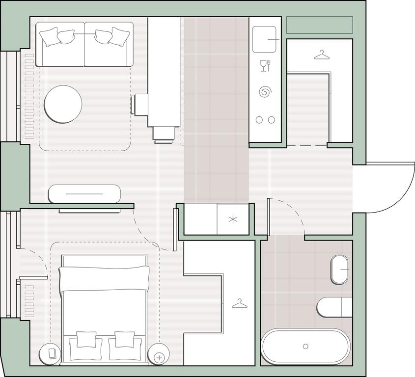 1-BD Apartment Sale, 38.6 sq. m. at Sreda na Lobachevskogo, Ochakovskoye Highway, Moscow, Russia #1 1-BD Apartment Sale, 38.6 sq. m. at Sreda na Lobachevskogo, Ochakovskoye Highway, Moscow, Russia #1