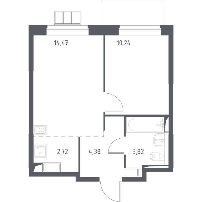 Apartment Sale, 35.3 sq. m. at Pribrezhnyi Park, Pribrezhniy Park Residential Complex, Village of Yam, Domodedovo City District, Moscow Region, Russia #1 Apartment Sale, 35.3 sq. m. at Pribrezhnyi Park, Pribrezhniy Park Residential Complex, Village of Yam, Domodedovo City District, Moscow Region, Russia #1