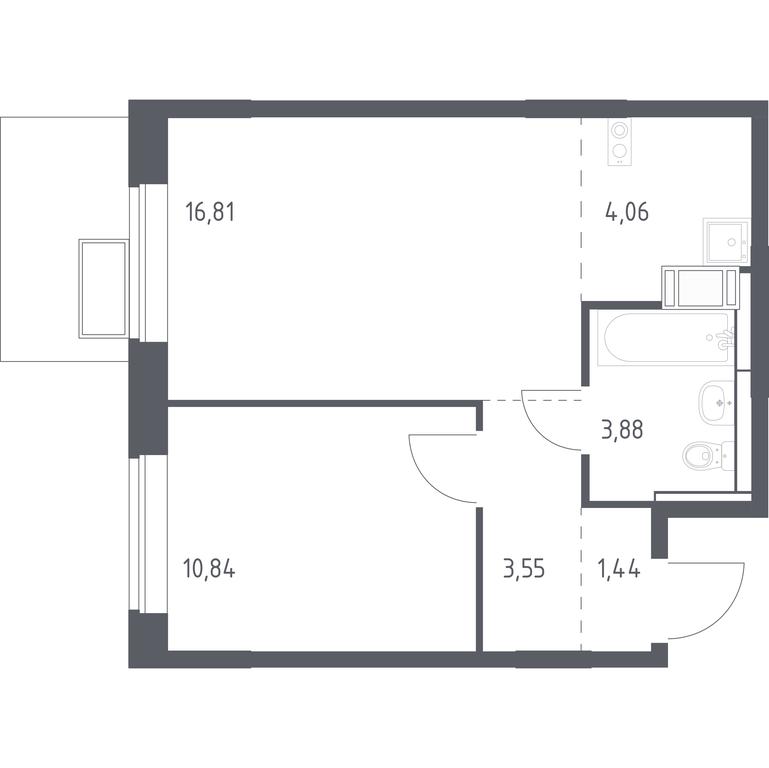 Apartment Sale, 40.58 sq. m. at Alkhimovo, Ryazanovskoe Highway, 31к1, Moscow, Russia #1 Apartment Sale, 40.58 sq. m. at Alkhimovo, Ryazanovskoe Highway, 31к1, Moscow, Russia #1