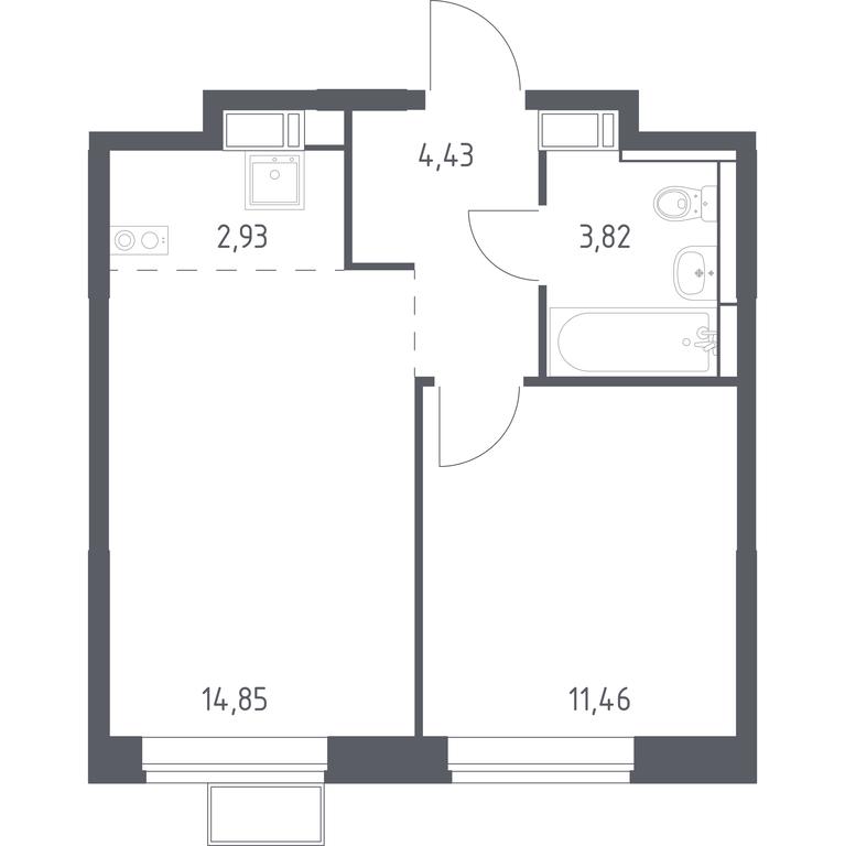 Apartment Sale, 37.49 sq. m. at Alkhimovo, Ryazanovskoe Highway, 31к1, Moscow, Russia #1 Apartment Sale, 37.49 sq. m. at Alkhimovo, Ryazanovskoe Highway, 31к1, Moscow, Russia #1
