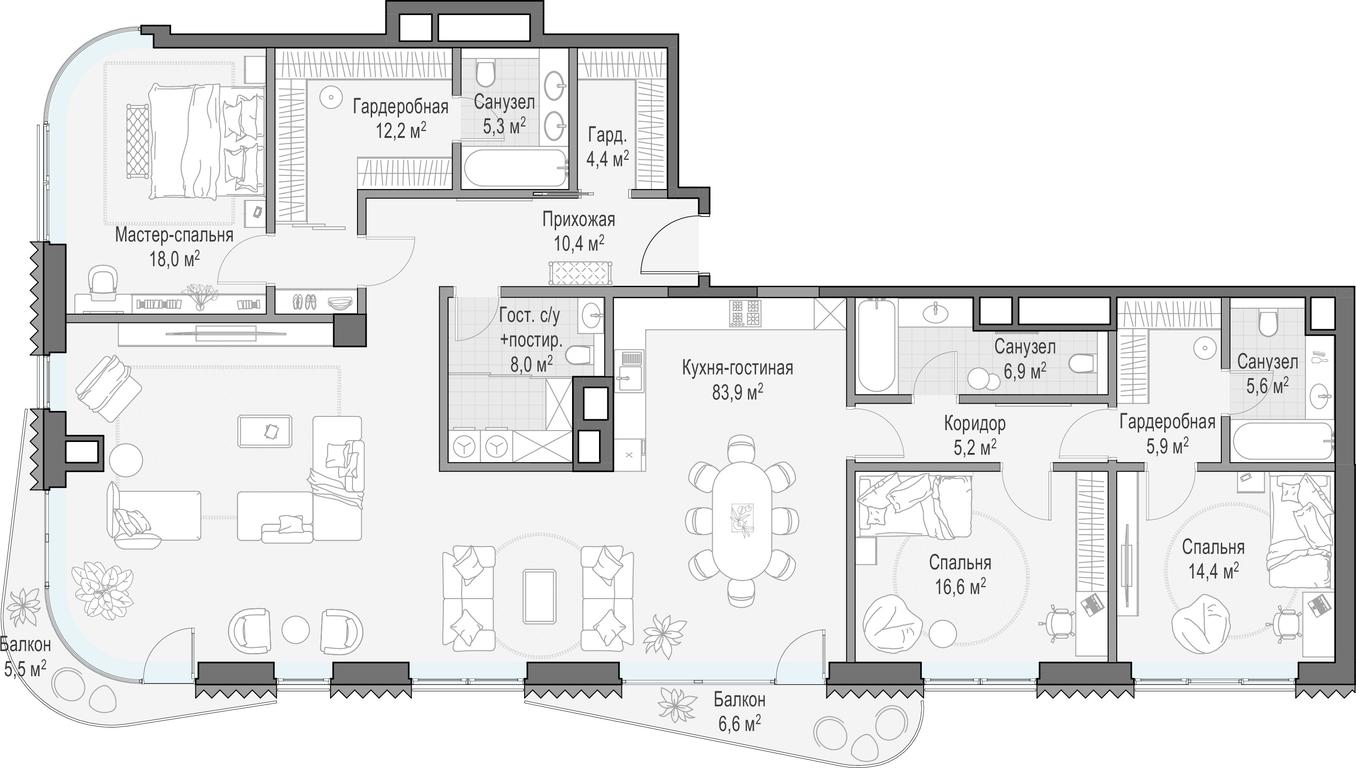 Продажа 3-комн. квартиры, 198,7 м² в ЖК «Дом Лаврушинский», Лаврушинский переулок, 11к1, Москва, Россия #1 Продажа 3-комн. квартиры, 198,7 м² в ЖК «Дом Лаврушинский», Лаврушинский переулок, 11к1, Москва, Россия #1