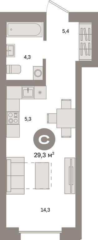 Apartment Sale, 29.3 sq. m. at Kvartal Metronom, Tagilskaya Street, Moscow, Russia #1 Apartment Sale, 29.3 sq. m. at Kvartal Metronom, Tagilskaya Street, Moscow, Russia #1