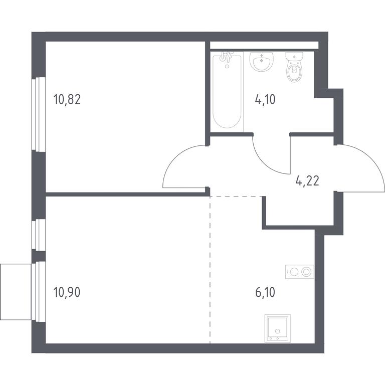 Apartment Sale, 36.14 sq. m. at Gorki Park, Shkolnaya ulitsa, 2, derevnya Korobovo, Leninskiy City District, Moscow Region, Russia #1 Apartment Sale, 36.14 sq. m. at Gorki Park, Shkolnaya ulitsa, 2, derevnya Korobovo, Leninskiy City District, Moscow Region, Russia #1