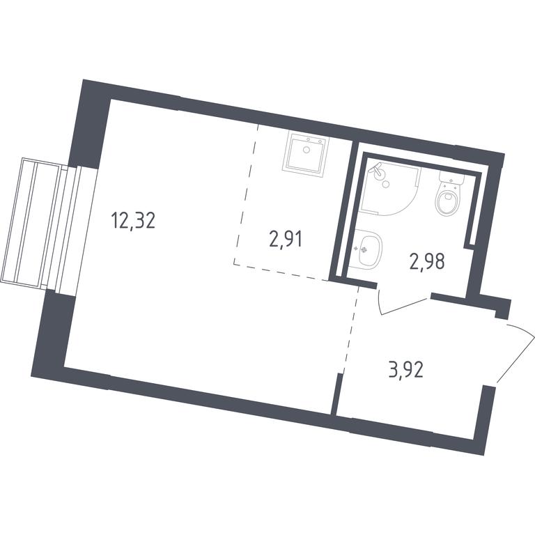 Apartment Sale, 22 sq. m. at Rublevskiy Kvartal, Laykovo Green Quarter, zhiloy kompleks Gorod-sobytiye Laykovo, selo Laykovo, Odintsovskiy City District, Moscow Region, Russia #1 Apartment Sale, 22 sq. m. at Rublevskiy Kvartal, Laykovo Green Quarter, zhiloy kompleks Gorod-sobytiye Laykovo, selo Laykovo, Odintsovskiy City District, Moscow Region, Russia #1