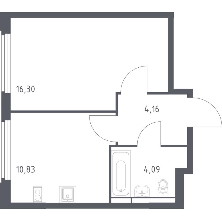 Apartment Sale, 35.38平方米 at Kosmicheskiy kvartal, M.K. Tikhonravova Street, Yubileyniy Microdistrict, Korolyov, Moscow Region, Russia #1 Apartment Sale, 35.38平方米 at Kosmicheskiy kvartal, M.K. Tikhonravova Street, Yubileyniy Microdistrict, Korolyov, Moscow Region, Russia #1
