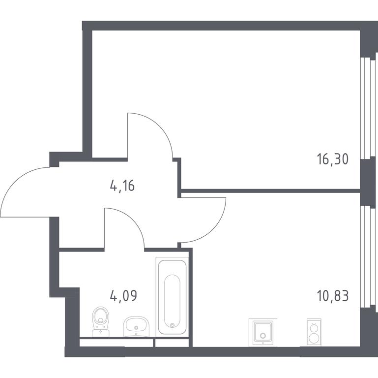 Apartment Sale, 35.38 sq. m. at Kosmicheskiy kvartal, M.K. Tikhonravova Street, Yubileyniy Microdistrict, Korolyov, Moscow Region, Russia #1 Apartment Sale, 35.38 sq. m. at Kosmicheskiy kvartal, M.K. Tikhonravova Street, Yubileyniy Microdistrict, Korolyov, Moscow Region, Russia #1