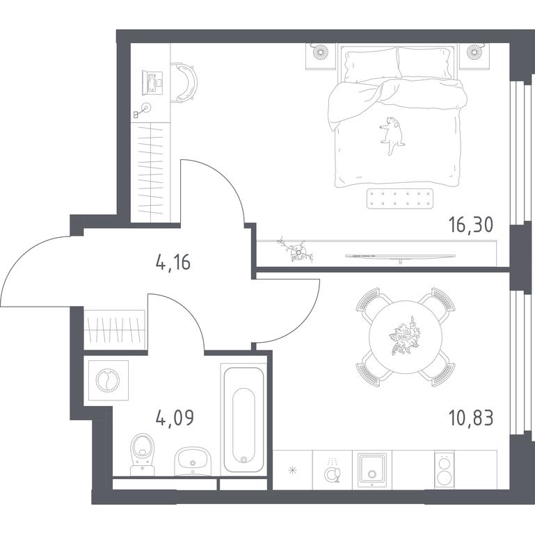 Apartment Sale, 35.38 sq. m. at Kosmicheskiy kvartal, M.K. Tikhonravova Street, Yubileyniy Microdistrict, Korolyov, Moscow Region, Russia #2 Apartment Sale, 35.38 sq. m. at Kosmicheskiy kvartal, M.K. Tikhonravova Street, Yubileyniy Microdistrict, Korolyov, Moscow Region, Russia #2