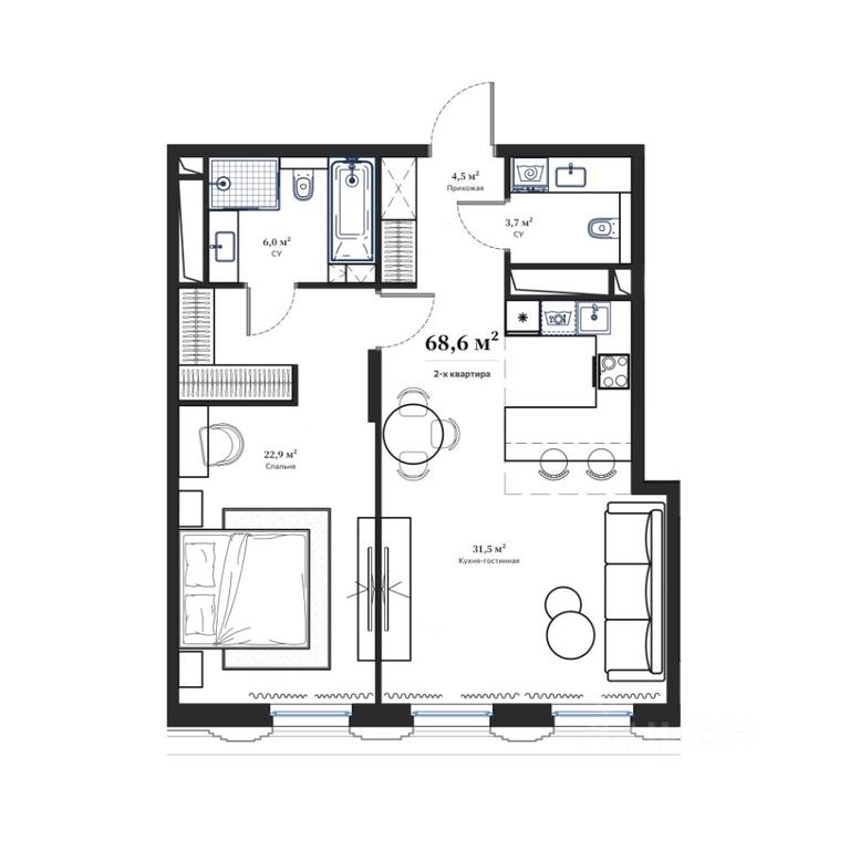 Продажа 1-комн. квартиры, 68,3 м² в ЖК «Frank's house (Дом Франка )», Большой Кисельный переулок, 11, Москва, Россия #1 Продажа 1-комн. квартиры, 68,3 м² в ЖК «Frank's house (Дом Франка )», Большой Кисельный переулок, 11, Москва, Россия #1