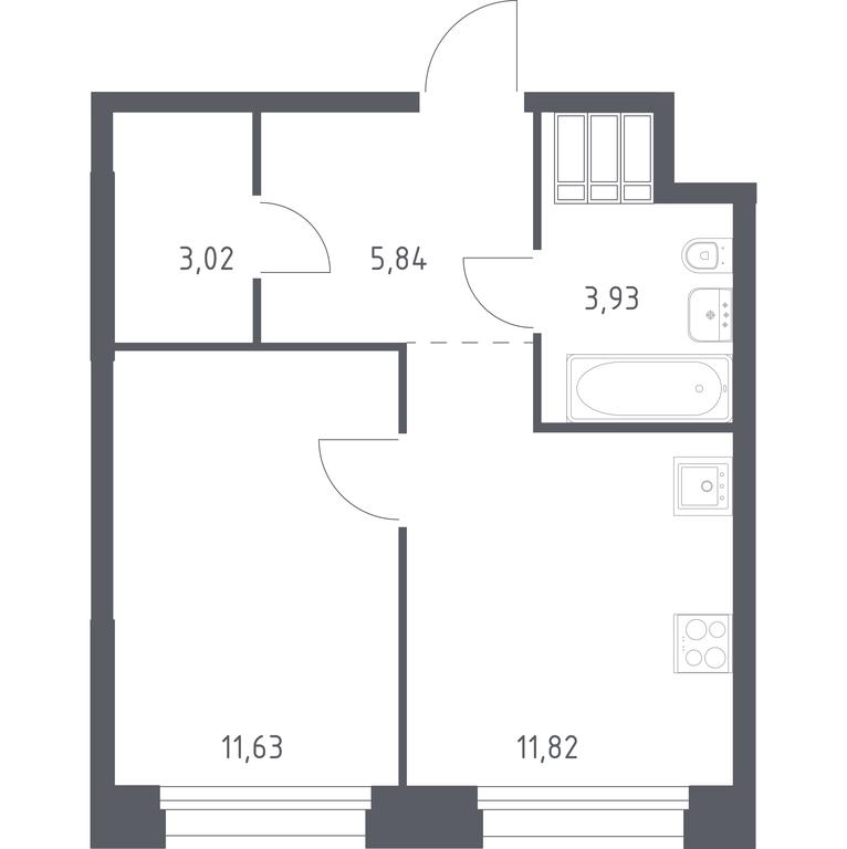 Apartment Sale, 36.24 sq. m. at Troparevo Park, Kiyevskoye shosse, 21-y kilometr, 3с4, Mosrentgen Settlement, Moscow, Russia #1 Apartment Sale, 36.24 sq. m. at Troparevo Park, Kiyevskoye shosse, 21-y kilometr, 3с4, Mosrentgen Settlement, Moscow, Russia #1