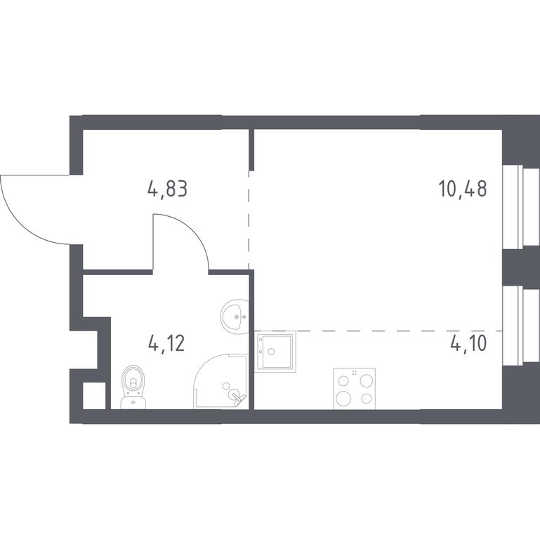 Apartment Sale, 23.53 sq. m. at Eko Bunino, prospekt Kuprina, 34к1, Sosenskoye Settlement, Moscow, Russia #1 Apartment Sale, 23.53 sq. m. at Eko Bunino, prospekt Kuprina, 34к1, Sosenskoye Settlement, Moscow, Russia #1