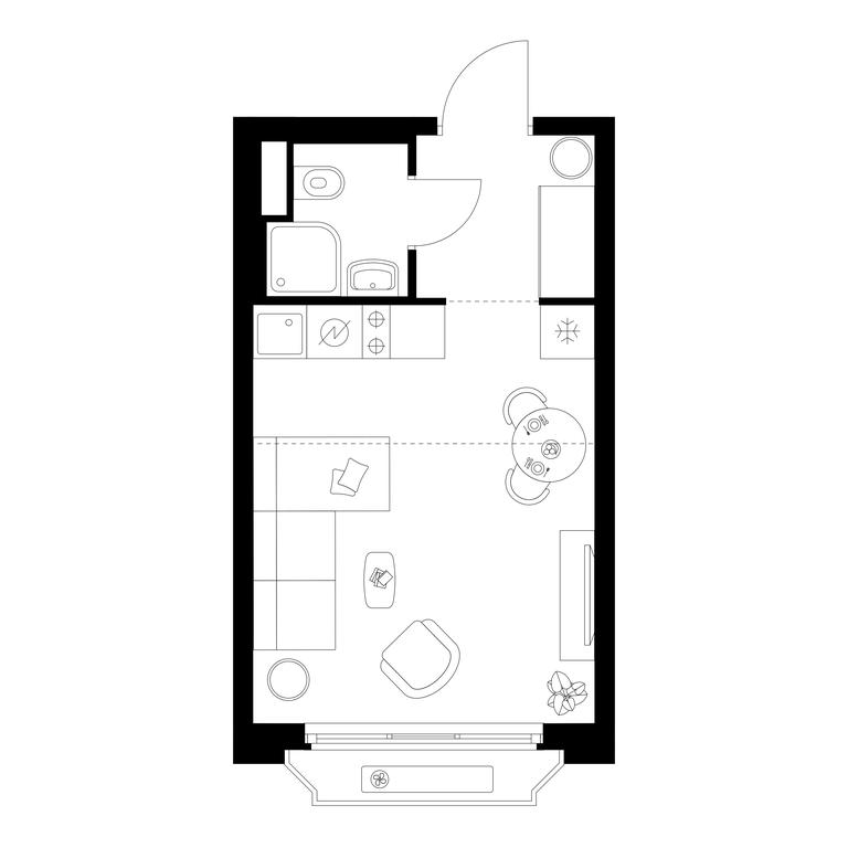 Apartment Sale, 22.3 sq. m. at Irtyshskiy Kvartal, 2nd Irtyshsky Drive, Moscow, Russia #2 Apartment Sale, 22.3 sq. m. at Irtyshskiy Kvartal, 2nd Irtyshsky Drive, Moscow, Russia #2