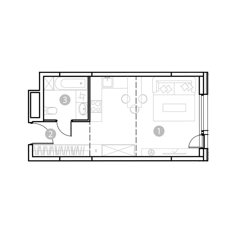Apartment Sale, 31.52 sq. m. at EvoPark Izmaylovo, Elektrodnaya Street, Moscow, Russia #2 Apartment Sale, 31.52 sq. m. at EvoPark Izmaylovo, Elektrodnaya Street, Moscow, Russia #2