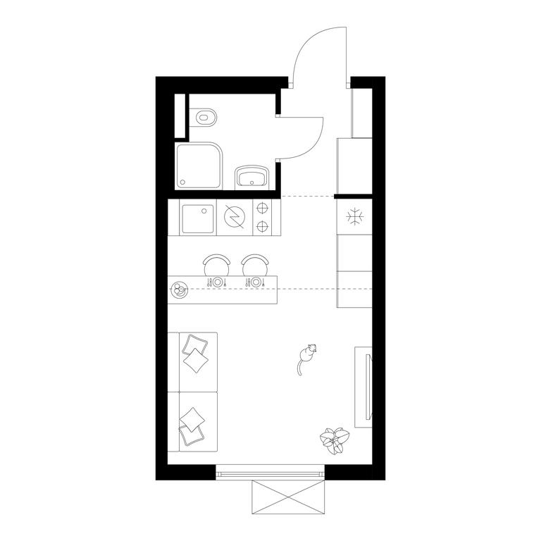 Продажа квартиры, 19,9 м² в ЖК «Саларьево парк», Саларьевская улица, 8к1, поселение Московский, Москва, Россия #1 Продажа квартиры, 19,9 м² в ЖК «Саларьево парк», Саларьевская улица, 8к1, поселение Московский, Москва, Россия #1