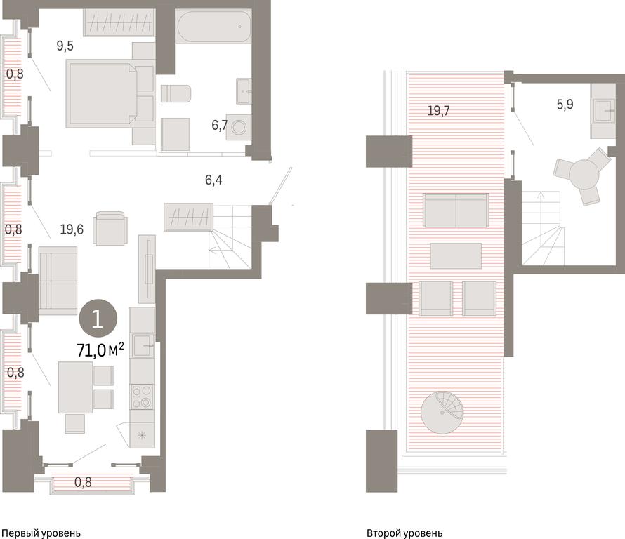 1-BD Apartment Sale, 71平方米 at Kvartal Metronom, Tagilskaya Street, Moscow, Russia #1 1-BD Apartment Sale, 71平方米 at Kvartal Metronom, Tagilskaya Street, Moscow, Russia #1