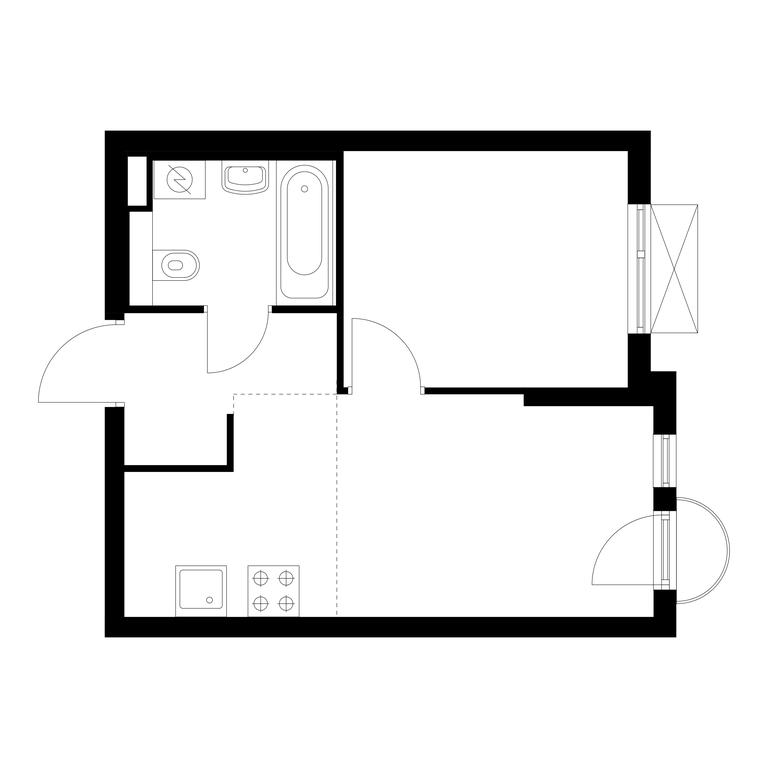 1-BD Apartment Sale, 31.6 sq. m. at Ilinskie Luga, Zapovednaya Street, 1, posyolok Ilyinskoye-Usovo, Krasnogorsk City District, Moscow Region, Russia #1 1-BD Apartment Sale, 31.6 sq. m. at Ilinskie Luga, Zapovednaya Street, 1, posyolok Ilyinskoye-Usovo, Krasnogorsk City District, Moscow Region, Russia #1