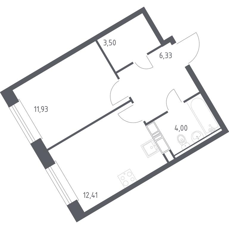 Apartment Sale, 38.17平方米 at Eko Bunino, prospekt Kuprina, 34к1, Sosenskoye Settlement, Moscow, Russia #1 Apartment Sale, 38.17平方米 at Eko Bunino, prospekt Kuprina, 34к1, Sosenskoye Settlement, Moscow, Russia #1