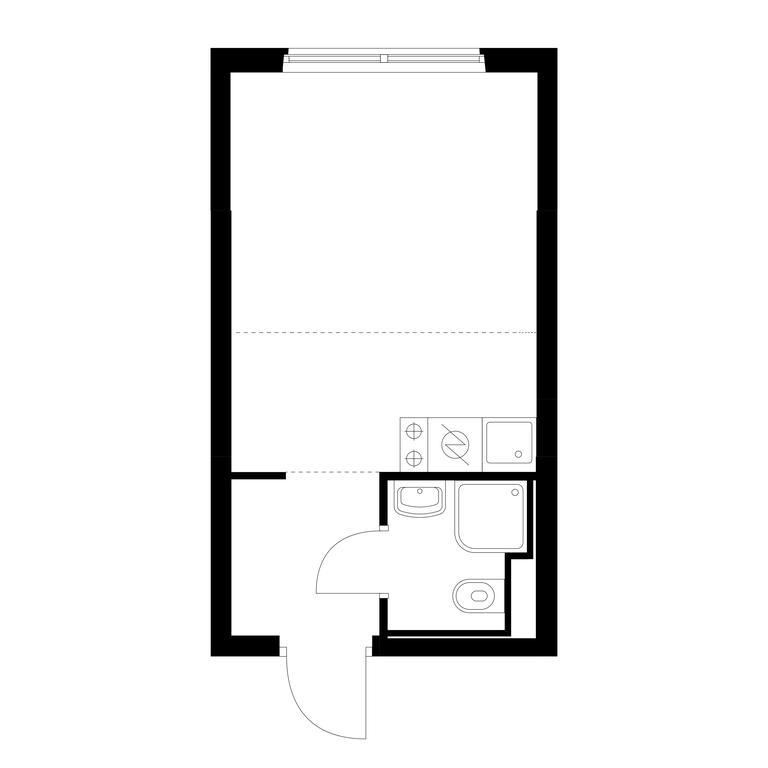 Apartment Sale, 19.9平方米 at Ilinskie Luga, Zapovednaya Street, 1, posyolok Ilyinskoye-Usovo, Krasnogorsk City District, Moscow Region, Russia #1