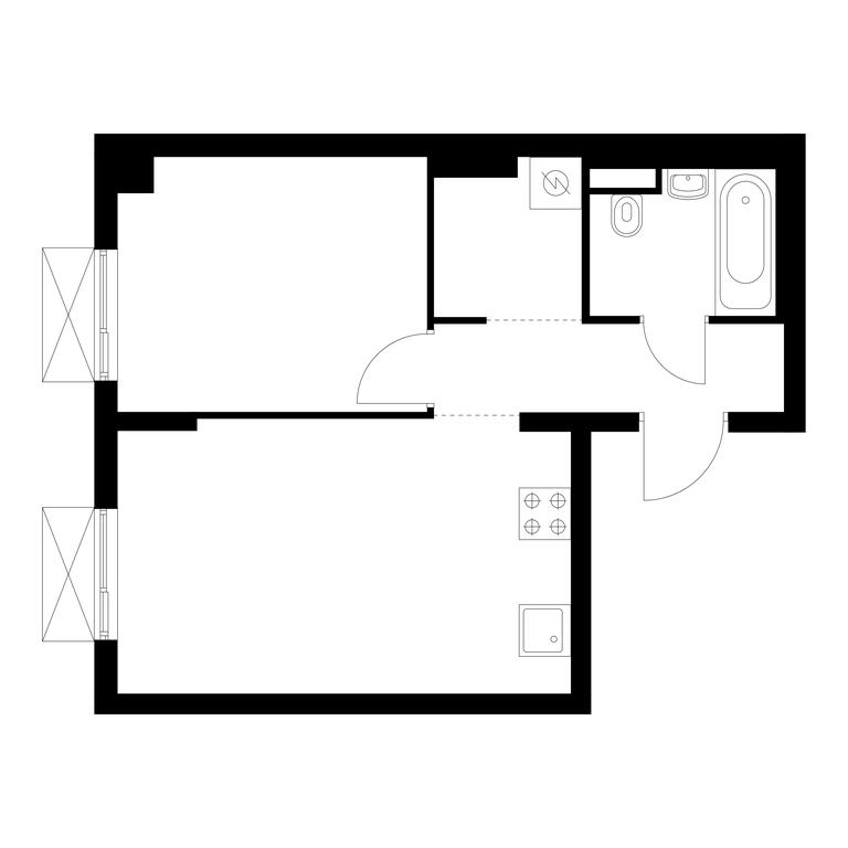 1-BD Apartment Sale, 37.3 sq. m. at Salarevo Park, Salaryevskaya Street, 8к1, Moskovskiy Settlement, Moscow, Russia #1 1-BD Apartment Sale, 37.3 sq. m. at Salarevo Park, Salaryevskaya Street, 8к1, Moskovskiy Settlement, Moscow, Russia #1