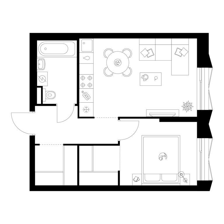 1-BD Apartment Sale, 40.8 sq. m. at Zelionyi Park, 687-y proyezd, 15с2, Zelenograd, Moscow, Russia #1 1-BD Apartment Sale, 40.8 sq. m. at Zelionyi Park, 687-y proyezd, 15с2, Zelenograd, Moscow, Russia #1