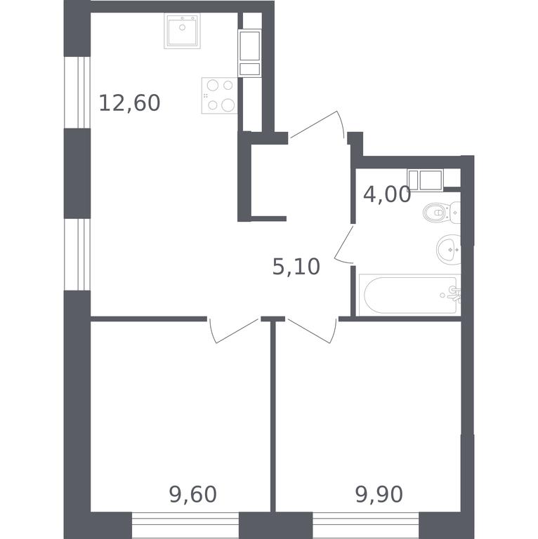 1-BD Apartment Sale, 41.2 sq. m. at Olhovy Kvartal, 5-ya ulitsa Lesnyye Polyany, posyolok Gazoprovod, Sosenskoye Settlement, Moscow, Russia #1 1-BD Apartment Sale, 41.2 sq. m. at Olhovy Kvartal, 5-ya ulitsa Lesnyye Polyany, posyolok Gazoprovod, Sosenskoye Settlement, Moscow, Russia #1
