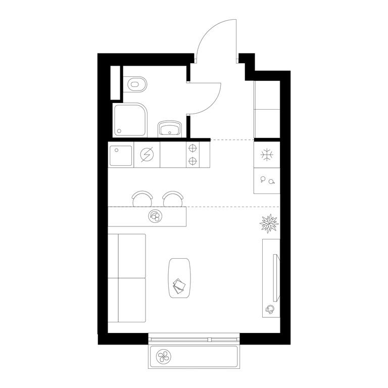 Apartment Sale, 23.2 sq. m. at Ilinskie Luga, Zapovednaya Street, 1, posyolok Ilyinskoye-Usovo, Krasnogorsk City District, Moscow Region, Russia #2 Apartment Sale, 23.2 sq. m. at Ilinskie Luga, Zapovednaya Street, 1, posyolok Ilyinskoye-Usovo, Krasnogorsk City District, Moscow Region, Russia #2