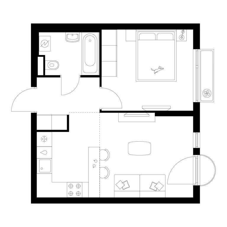 1-BD Apartment Sale, 39.8平方米 at Ilinskie Luga, Zapovednaya Street, 1, posyolok Ilyinskoye-Usovo, Krasnogorsk City District, Moscow Region, Russia #2 1-BD Apartment Sale, 39.8平方米 at Ilinskie Luga, Zapovednaya Street, 1, posyolok Ilyinskoye-Usovo, Krasnogorsk City District, Moscow Region, Russia #2