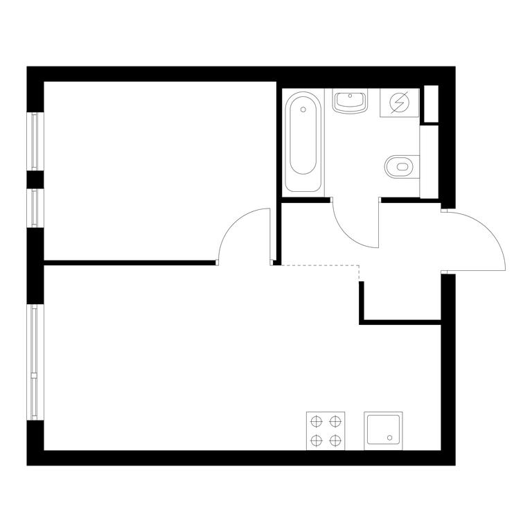 1-BD Apartment Sale, 34.4平方米 at Ilinskie Luga, Zapovednaya Street, 1, posyolok Ilyinskoye-Usovo, Krasnogorsk City District, Moscow Region, Russia #1 1-BD Apartment Sale, 34.4平方米 at Ilinskie Luga, Zapovednaya Street, 1, posyolok Ilyinskoye-Usovo, Krasnogorsk City District, Moscow Region, Russia #1