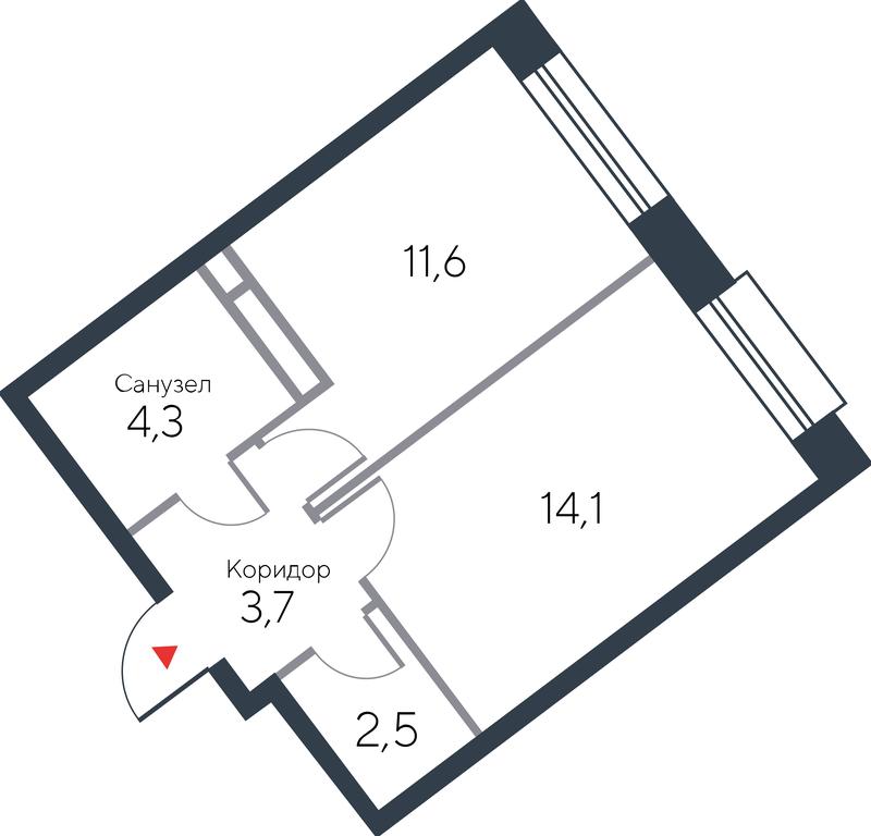 Apartment Sale, 37.4 sq. m. at River Park, Korabelnaya Street, 17к1, Moscow, Russia #1 Apartment Sale, 37.4 sq. m. at River Park, Korabelnaya Street, 17к1, Moscow, Russia #1