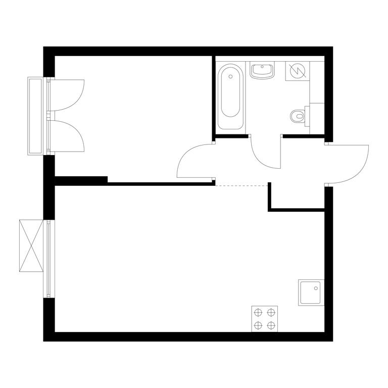 1-BD Apartment Sale, 38 sq. m. at Ilinskie Luga, Zapovednaya Street, 1, posyolok Ilyinskoye-Usovo, Krasnogorsk City District, Moscow Region, Russia #1 1-BD Apartment Sale, 38 sq. m. at Ilinskie Luga, Zapovednaya Street, 1, posyolok Ilyinskoye-Usovo, Krasnogorsk City District, Moscow Region, Russia #1